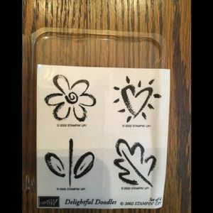 Delightful Doodles rubber stamp